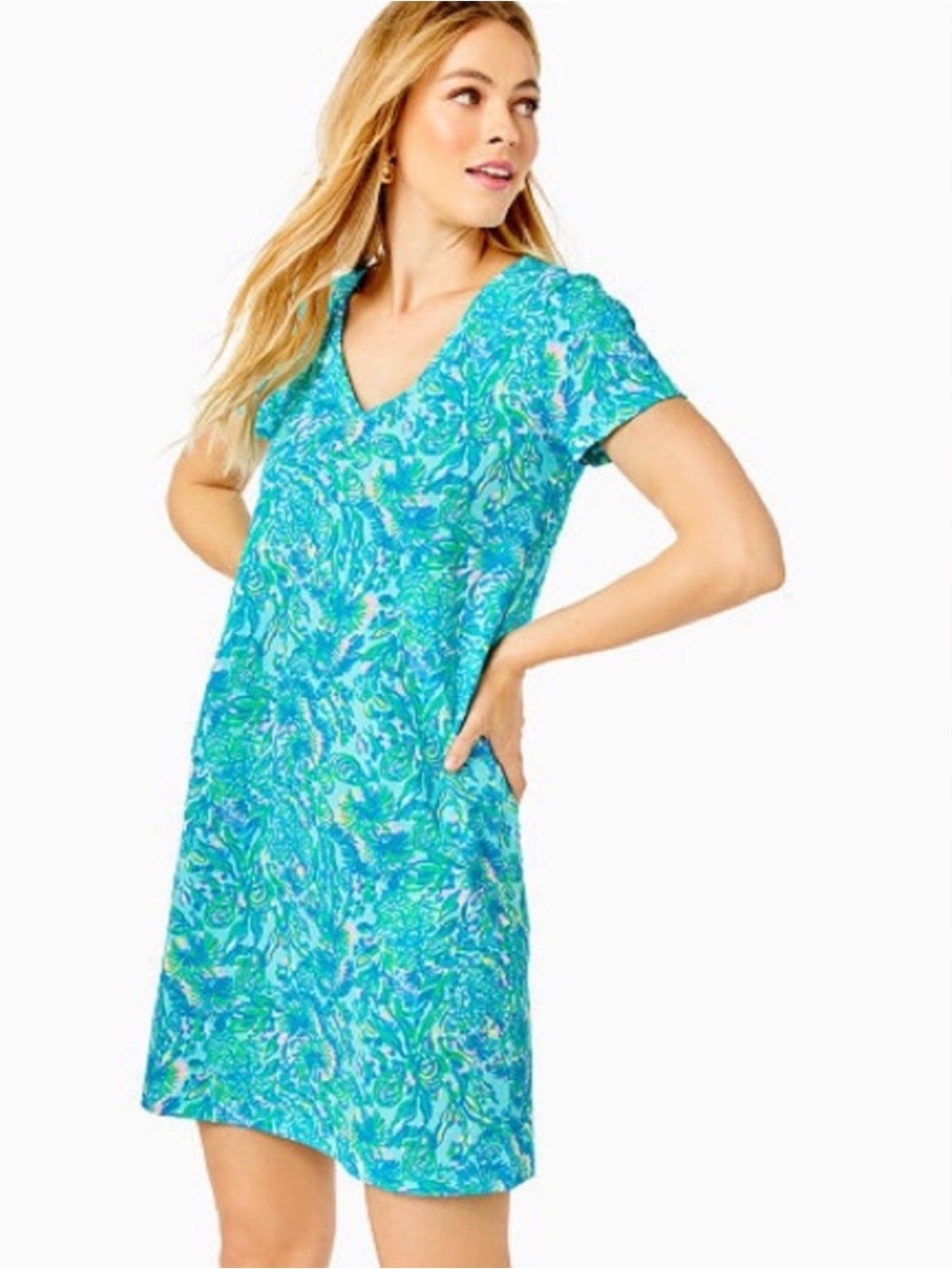 NWT Lilly Pulitzer Etta Short Sleeve Dress Sz XL